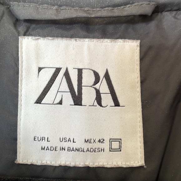 ZARA BASIC PUFFER JACKET *down-filled* - Picture 4 of 5